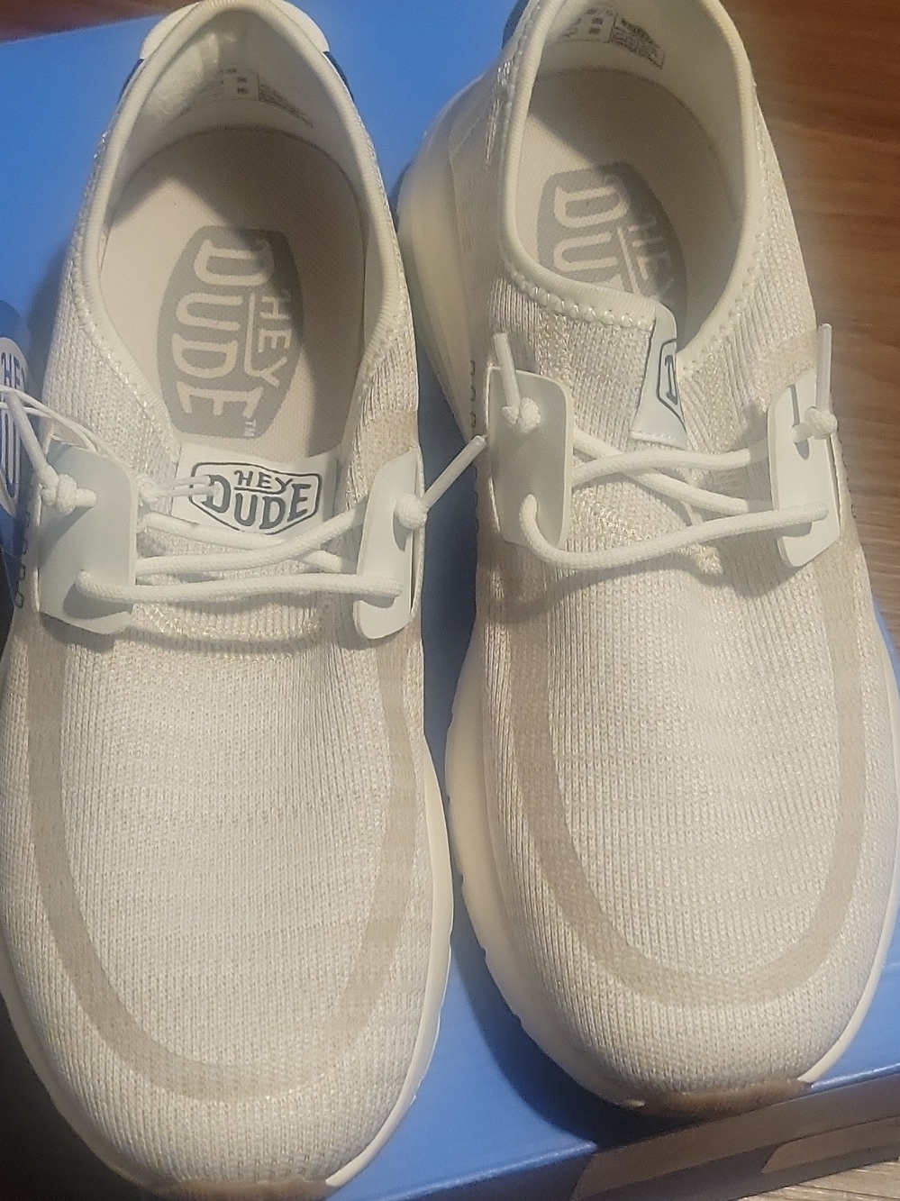 Hey Dude Sirocco Lightweight Knit Slip-On Sneakers Mens Sz 8